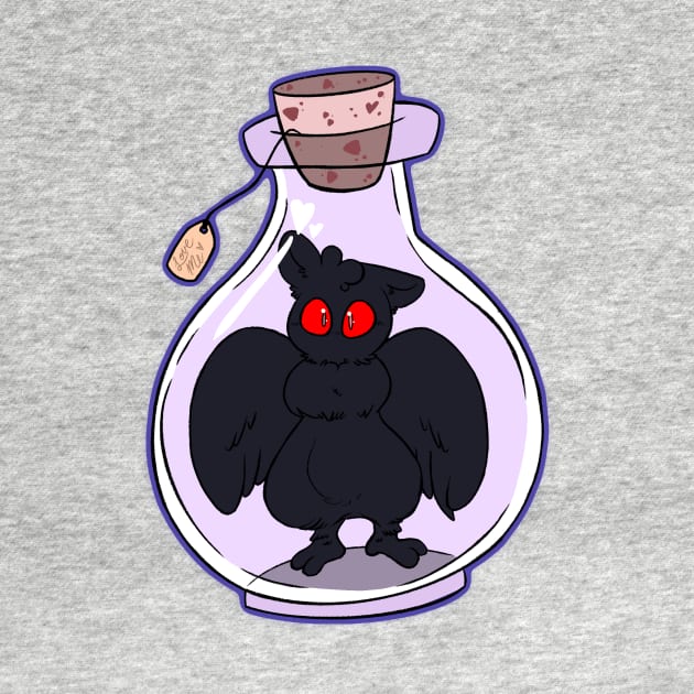 Bottled Mothman by Bluejayluvsall